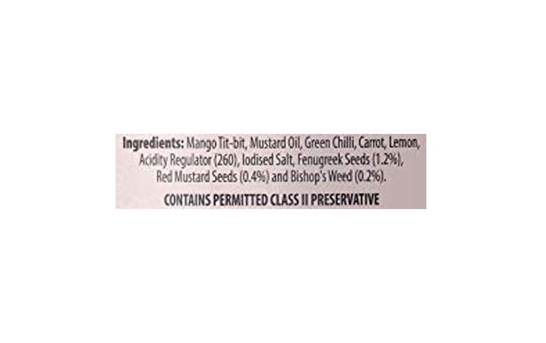 DNV Mixed Pickle    Glass Jar  200 grams